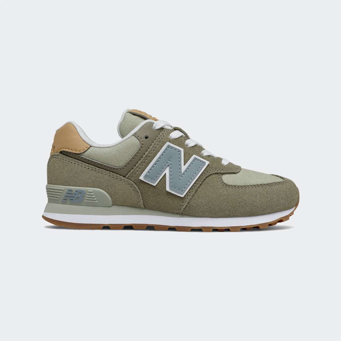 NEW BALANCE 574 COVERT GREEN/SILVER PINE