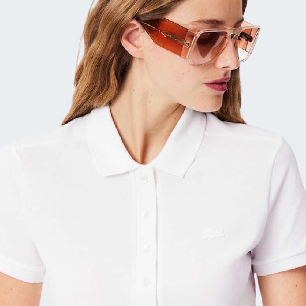POLO LACOSTE WHITE