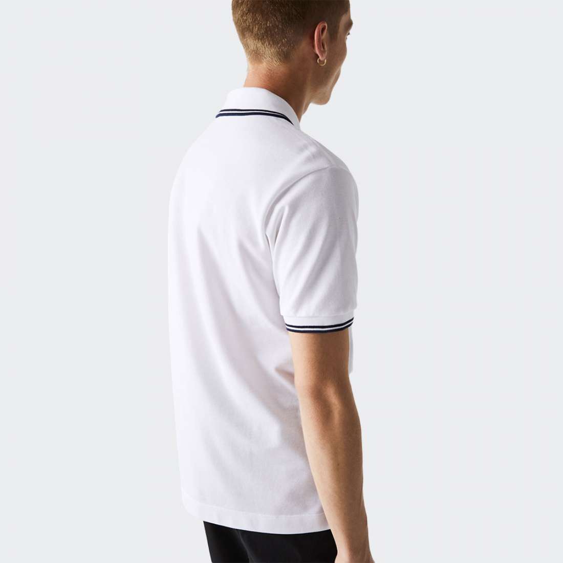 POLO LACOSTE PH238400 BLANC/MARINE