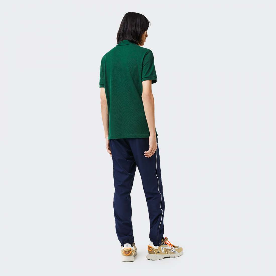 POLO LACOSTE SLIM PETITE PIQUE UNICOLOR GREEN