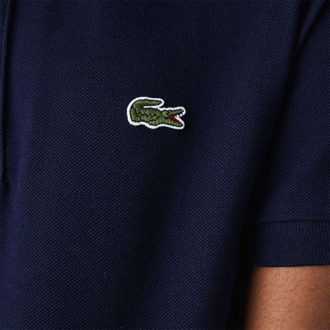 POLO LACOSTE PH401200-166 PETIT PIQUÉ MARINE