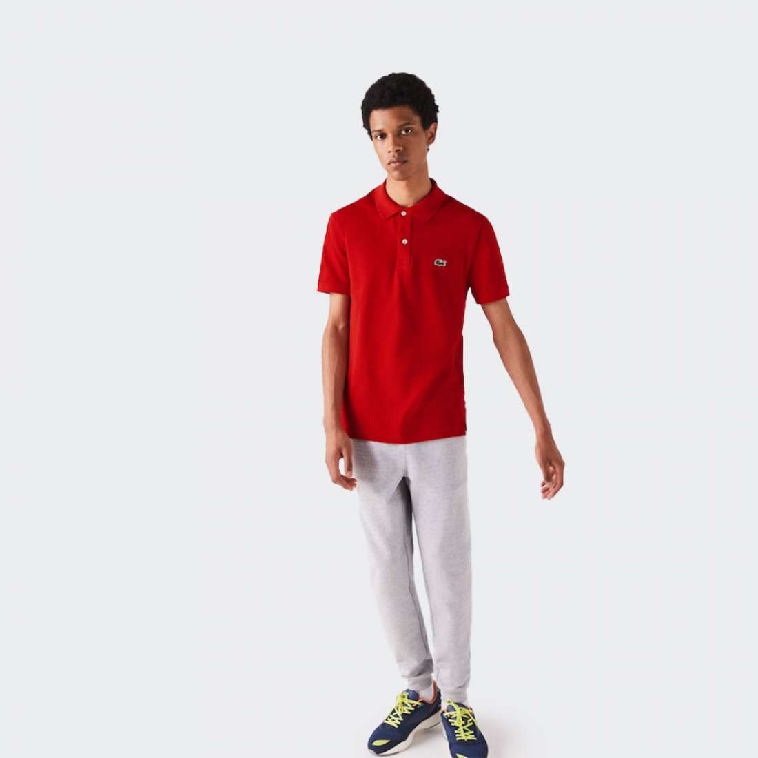 POLO LACOSTE PH401200-240 PETIT PIQUÉ ROUGE