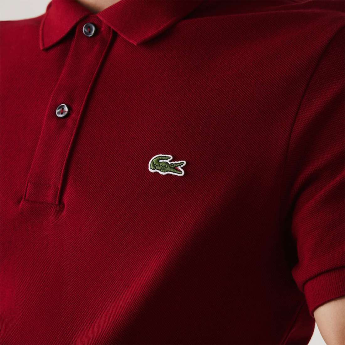 POLO LACOSTE PH401200-476 PETIT PIQUÉ BORDEAUX