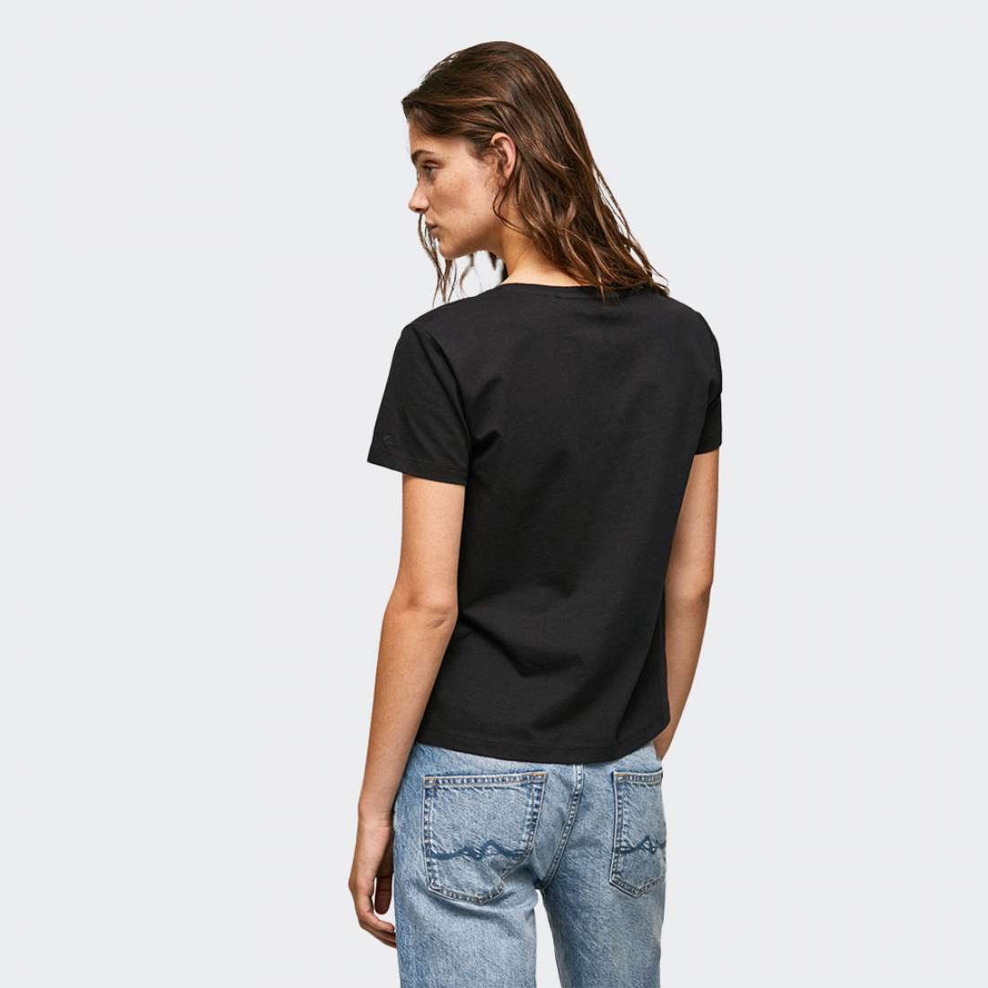 Grupo Lpoint® - Tshirt Pepe Jeans Lali Black Pl505402-999