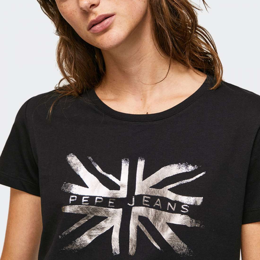 TSHIRT PEPE JEANS LALI BLACK