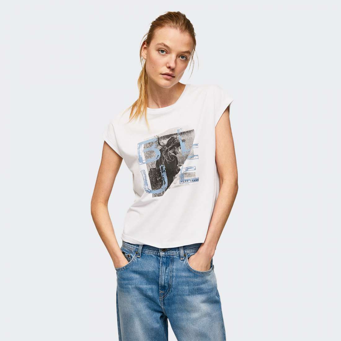 TSHIRT PEPE JEANS MARGUERITE WHITE