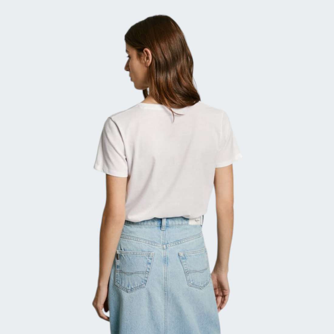 TSHIRT PEPE JEANS MACY V WHITE