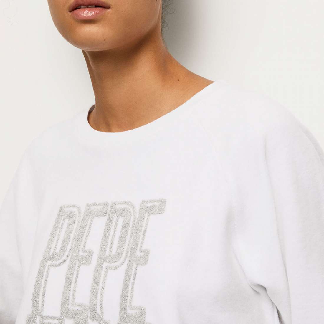 SWEATSHIRT PEPE JEANS RUBY WHITE