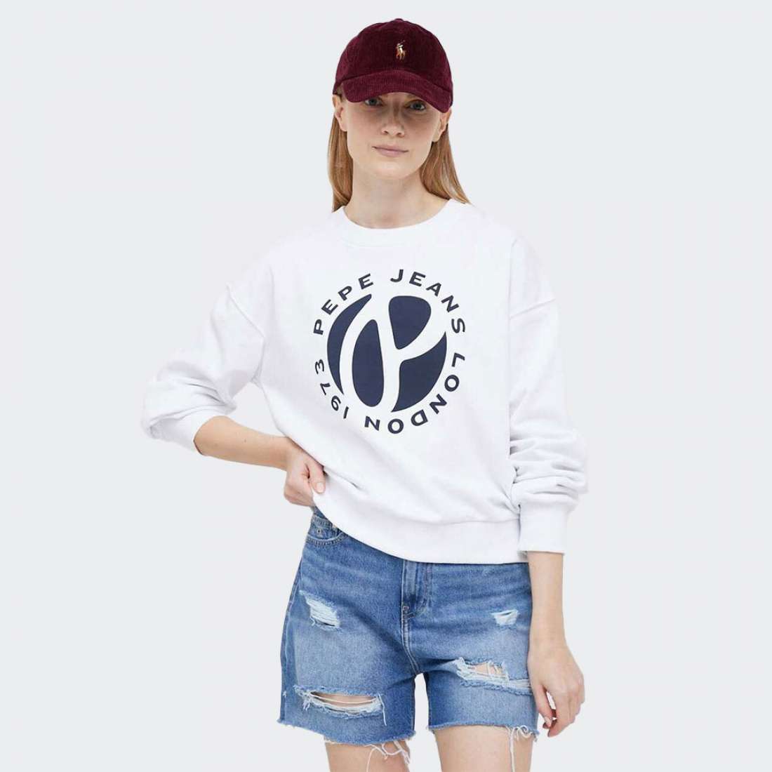 SWEATSHIRT PEPE JEANS WYLLILE WHITE