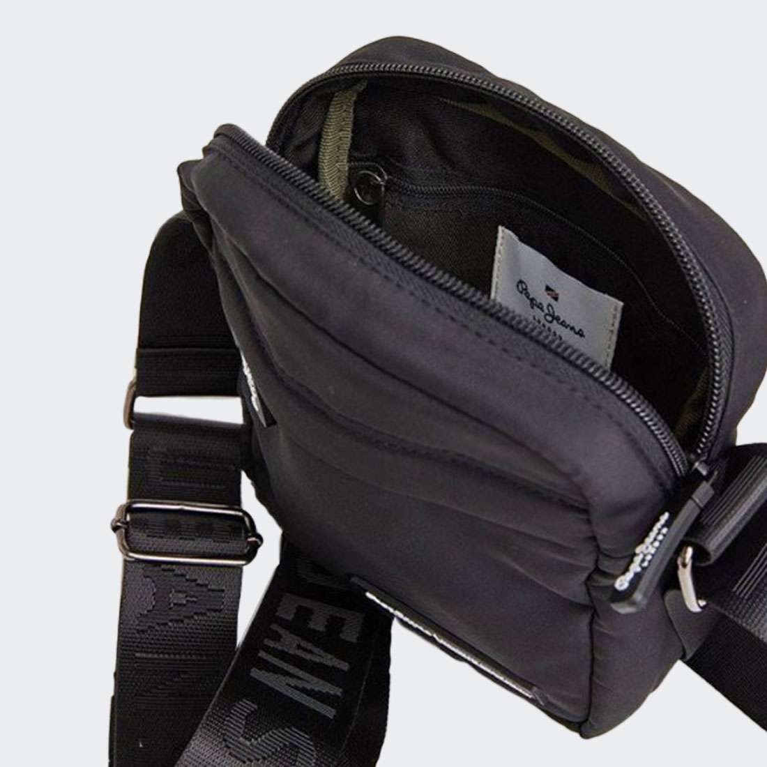 BOLSA PEPE JEANS NOLAN EDDIE BLACK