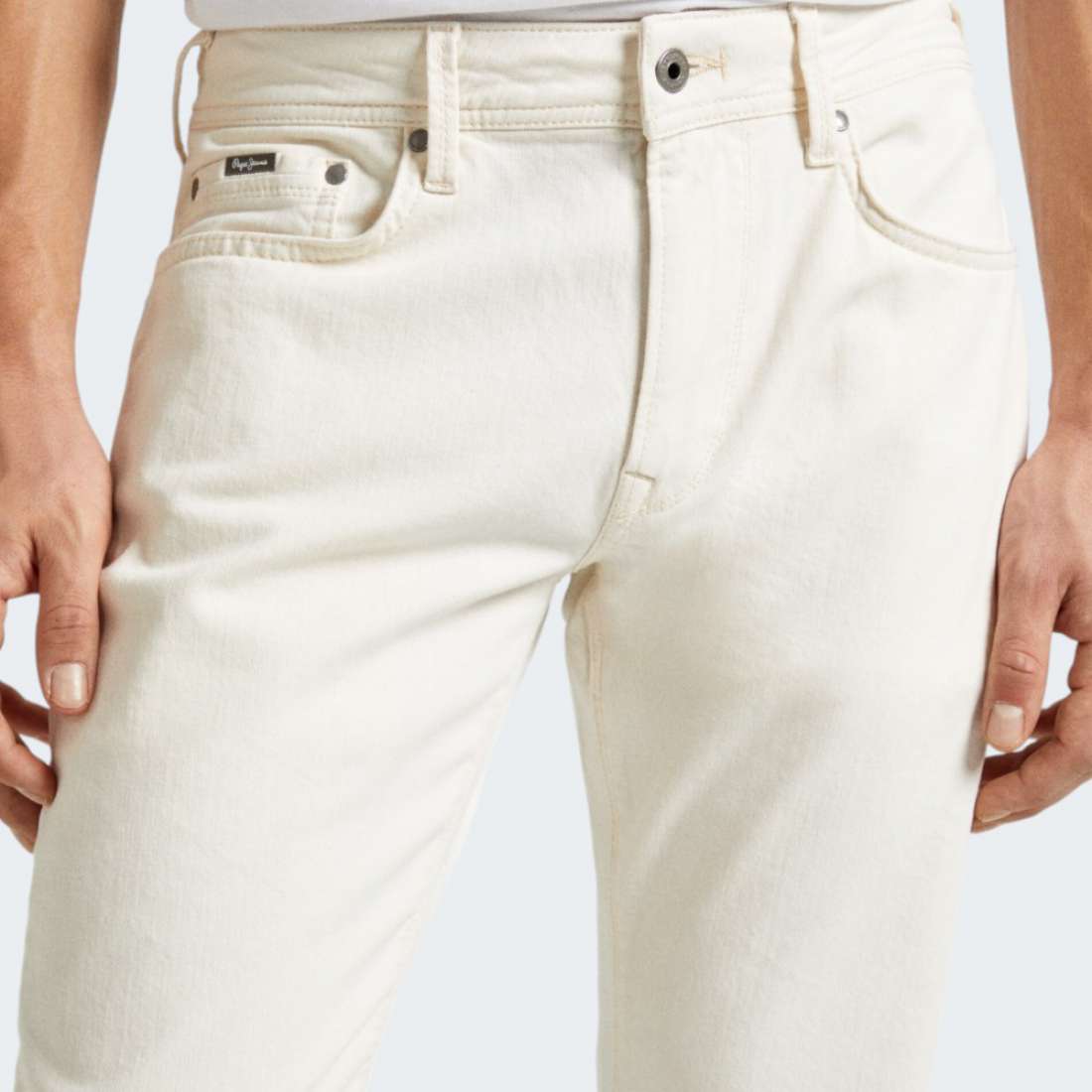 CALÇAS PEPE JEANS LOOSE INFUSED WHITE