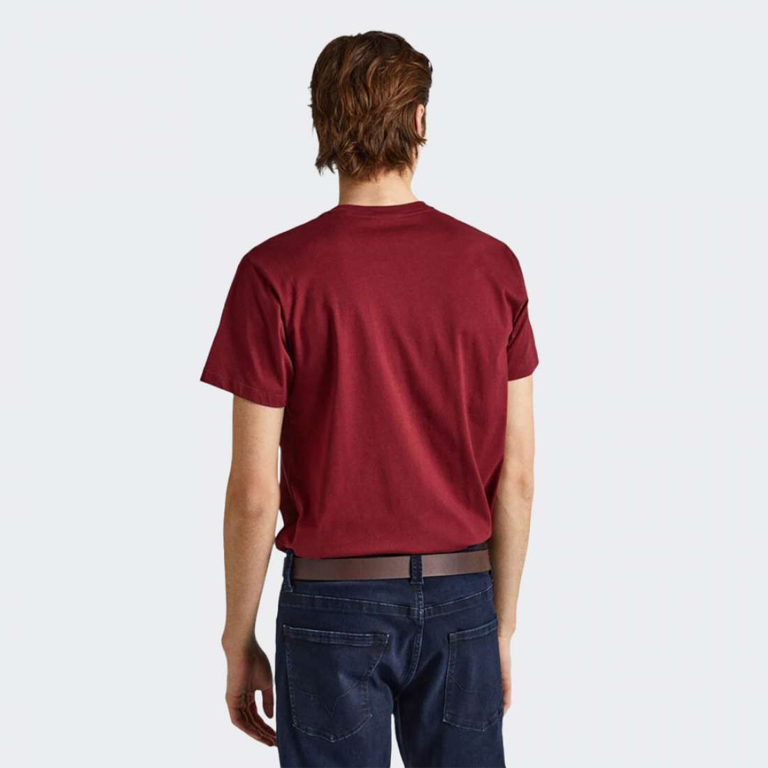 TSHIRT PEPE JEANS EGGO BURGUND