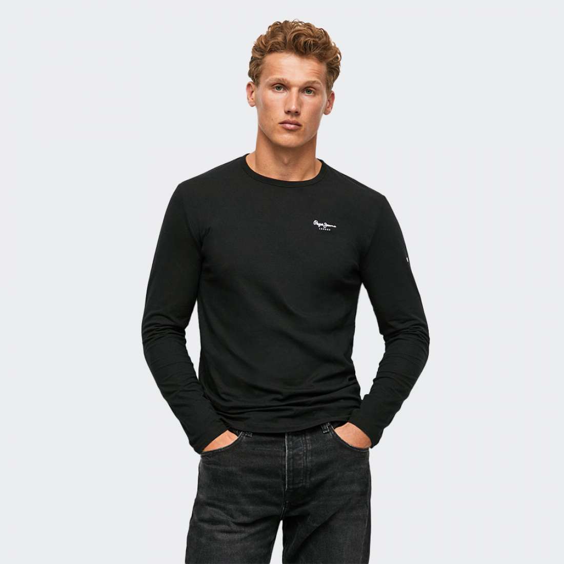 LONGSLEEVE PEPE JEANS ORIGINAL BASIC 2 BLACK