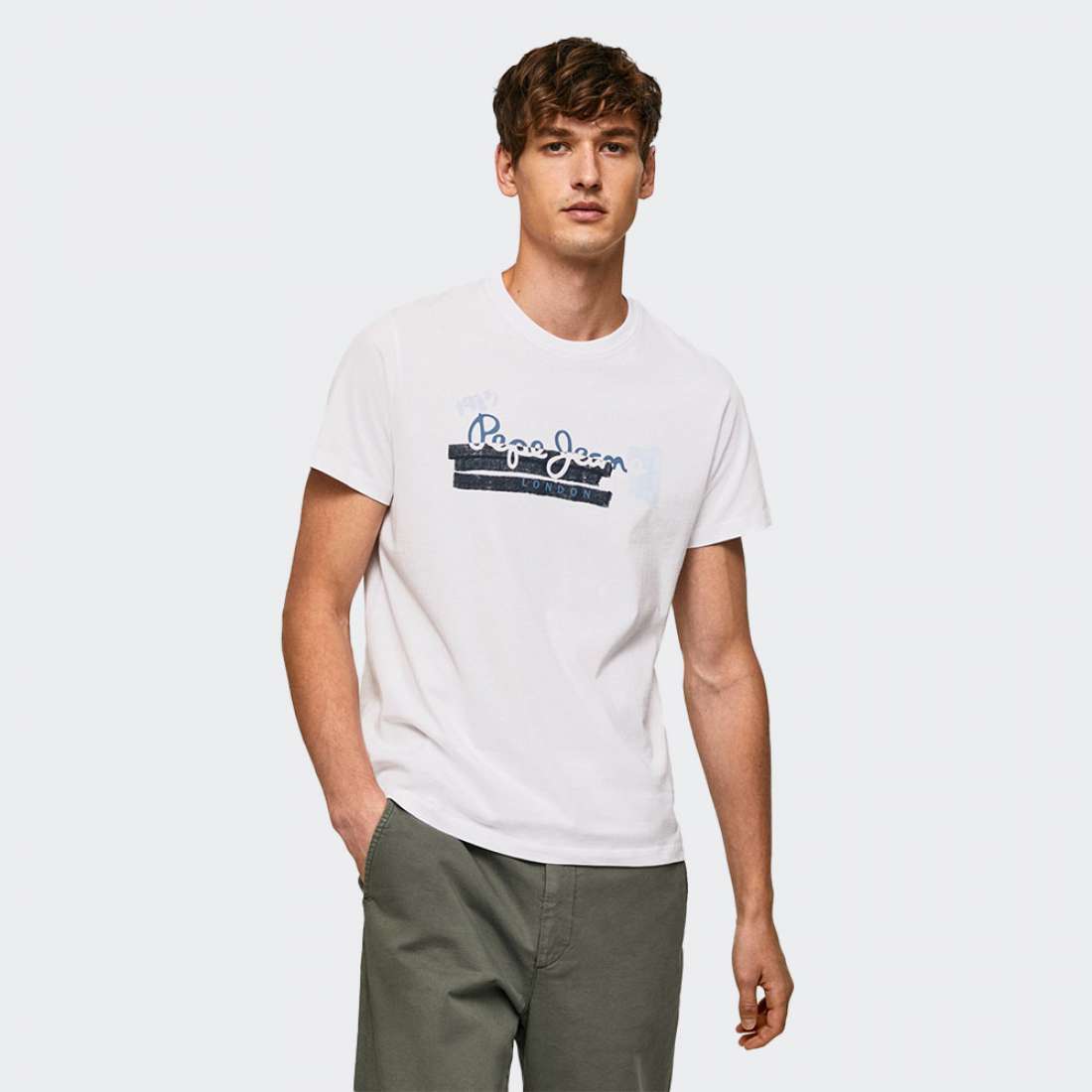 TSHIRT PEPE JEANS RAFA WHITE