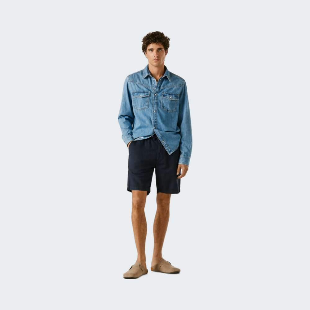 CALÇÕES PEPE JEANS RELAXED LINEN SMART