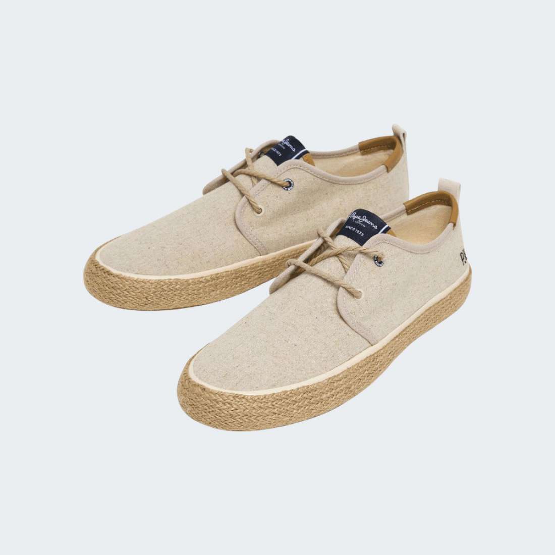 TENIS/SAPATILHAS PEPE JEANS PORT LINEN ECRU WHITE