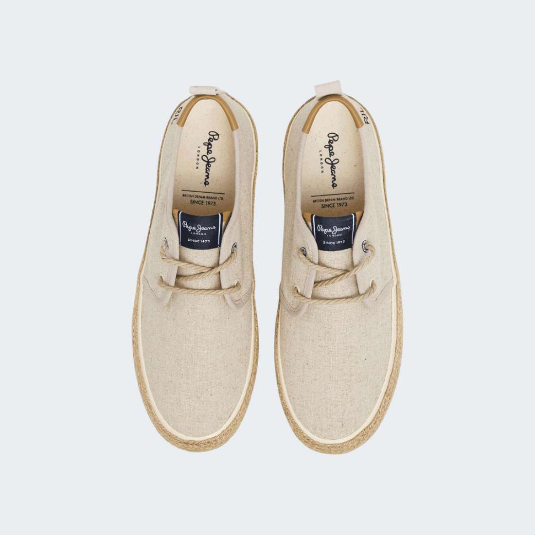 TENIS/SAPATILHAS PEPE JEANS PORT LINEN ECRU WHITE