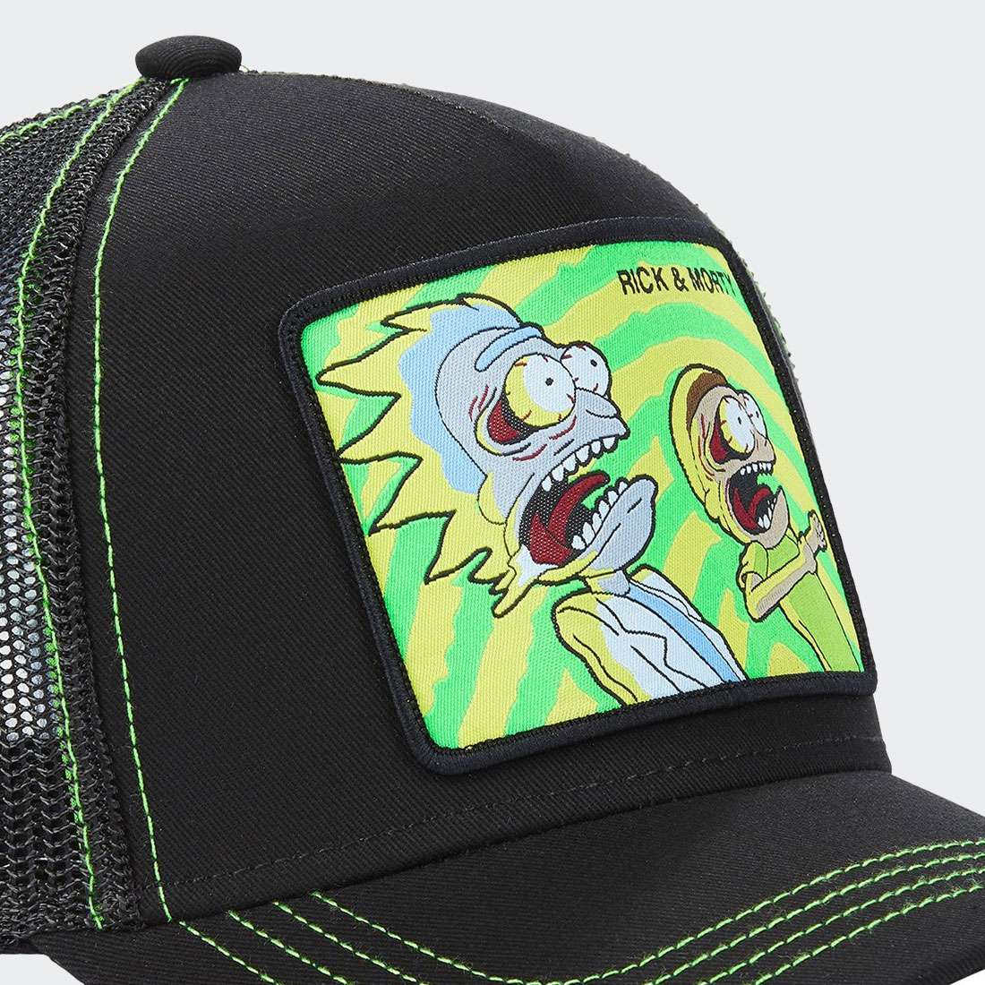 BONÉ CAPSLAB RICK & MORTY BLACK/GREEN