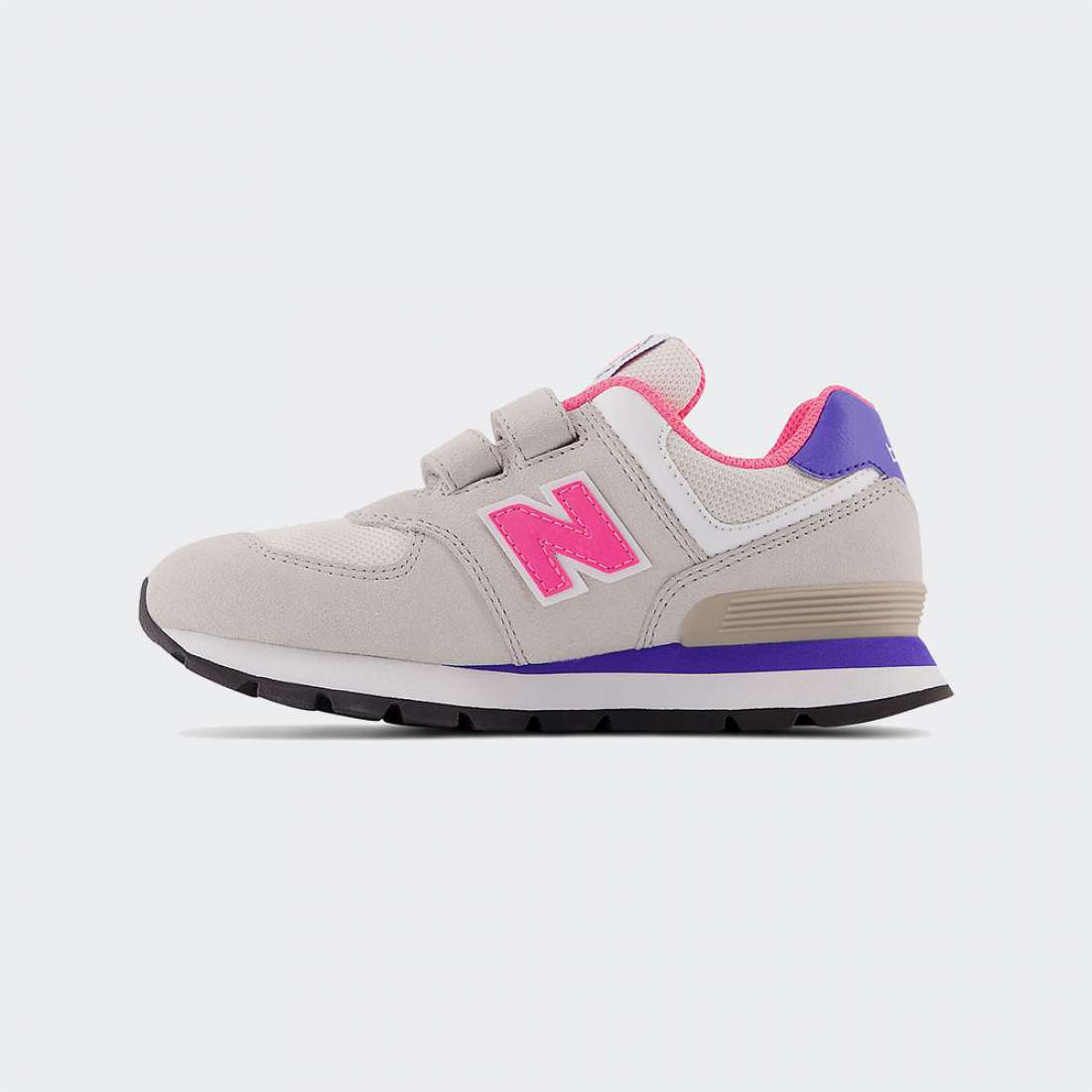 NEW BALANCE 574 K SUMMER FOG/NEO PINK