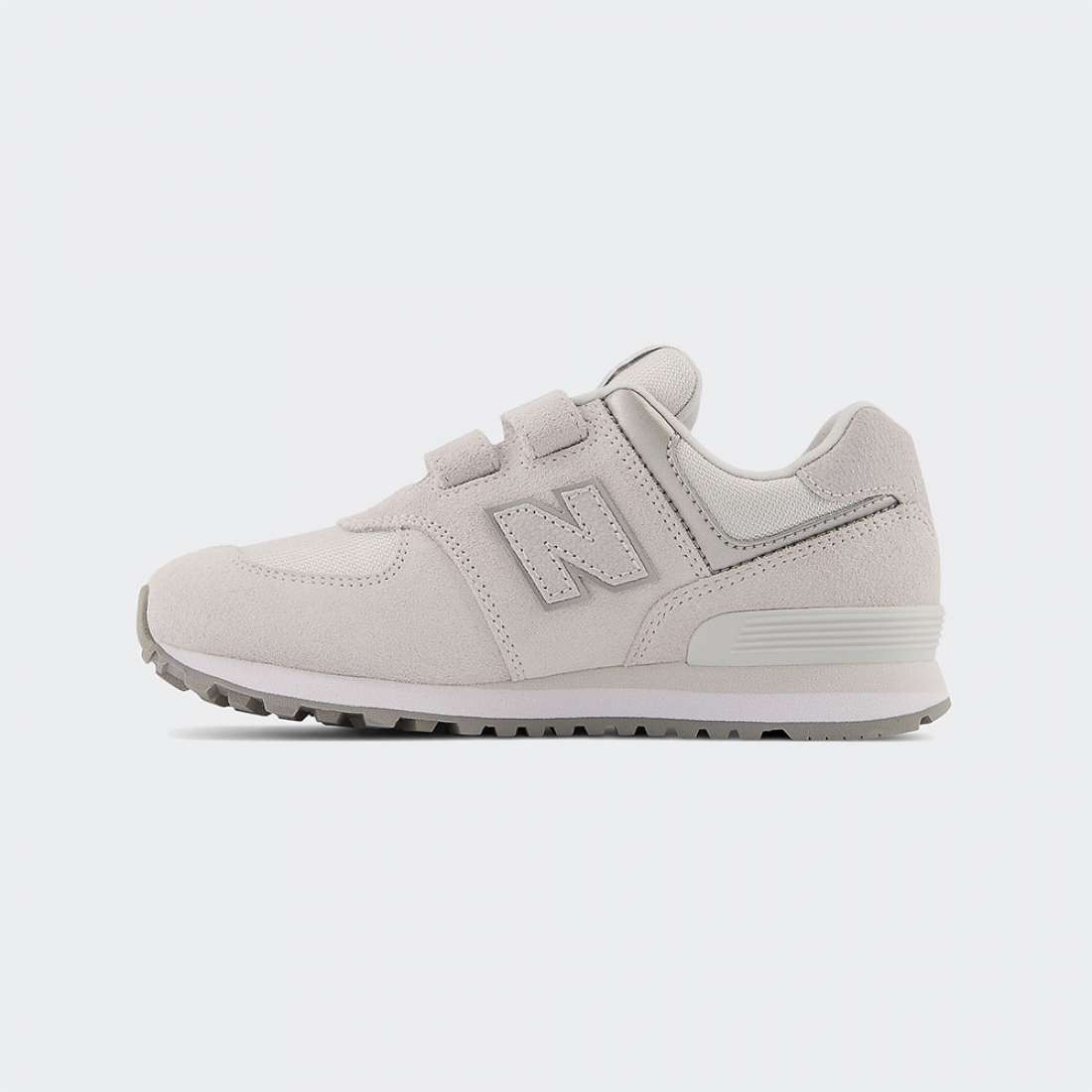 NEW BALANCE 574 K SUMMER FOG/SILVER METTALL