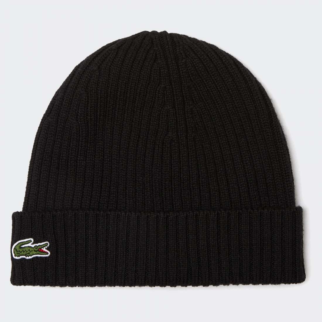 GORRO LACOSTE RIBBED NOIR