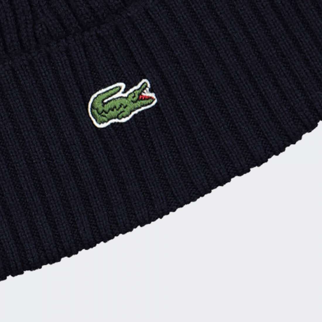 GORRO LACOSTE RIBBED MARINE