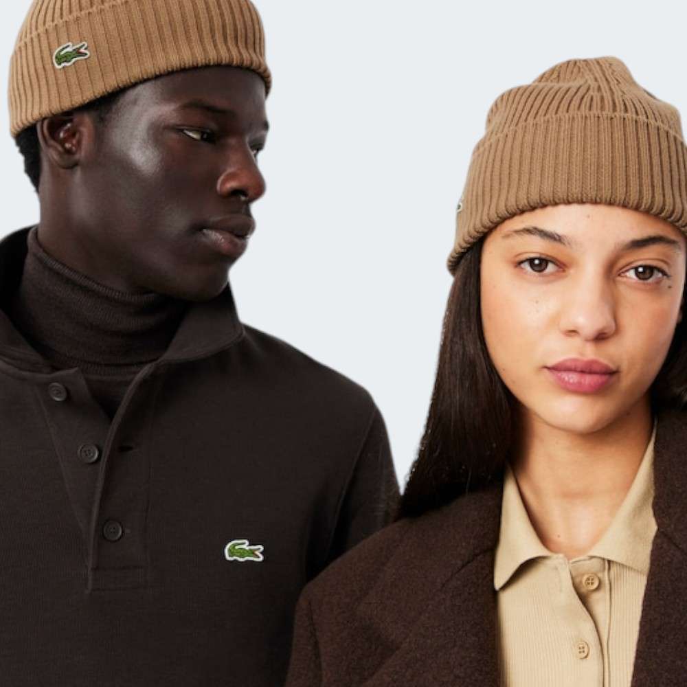 GORRO LACOSTE BROWN