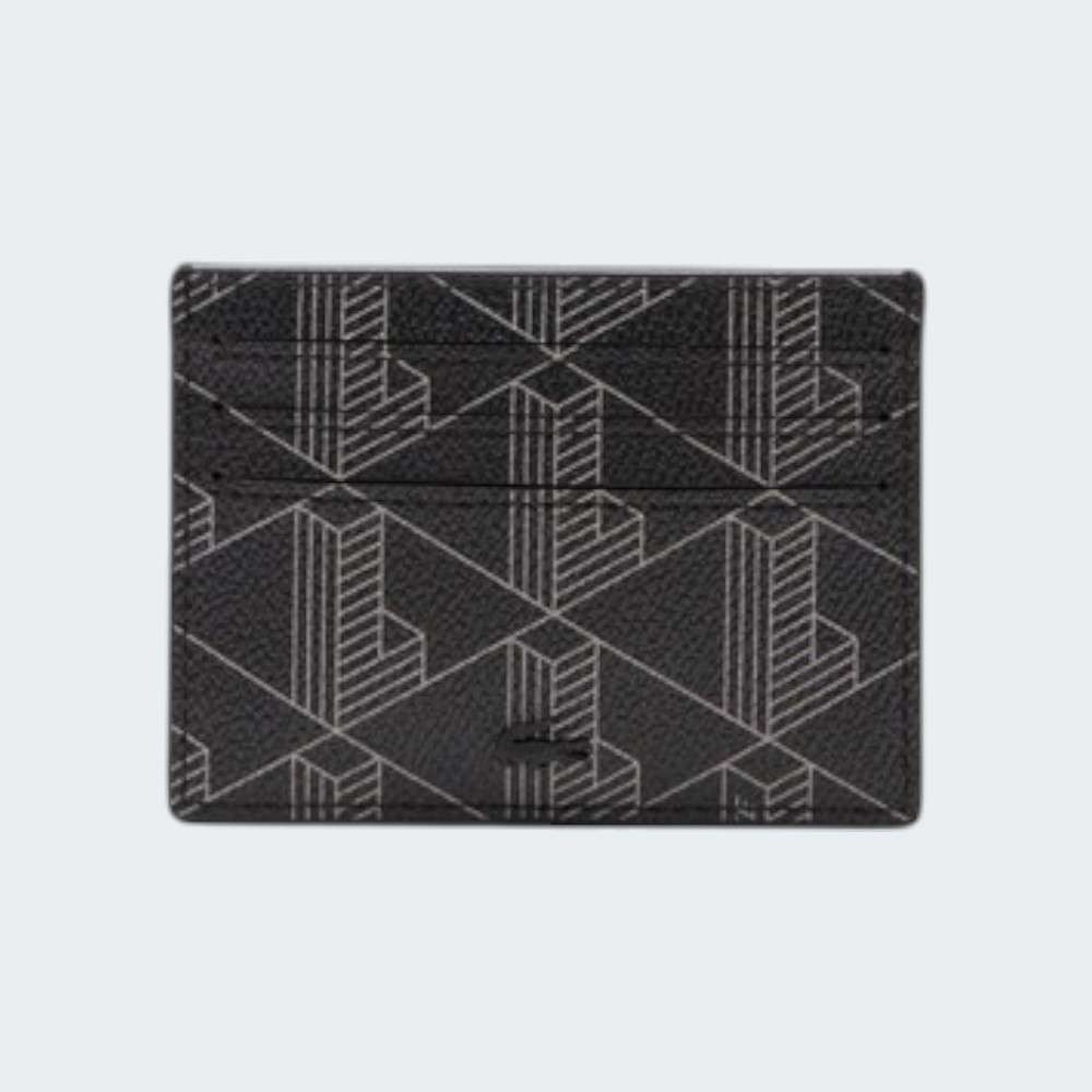 CONJUNTO CARTEIRA E CINTO LACOSTE RAW EDGES