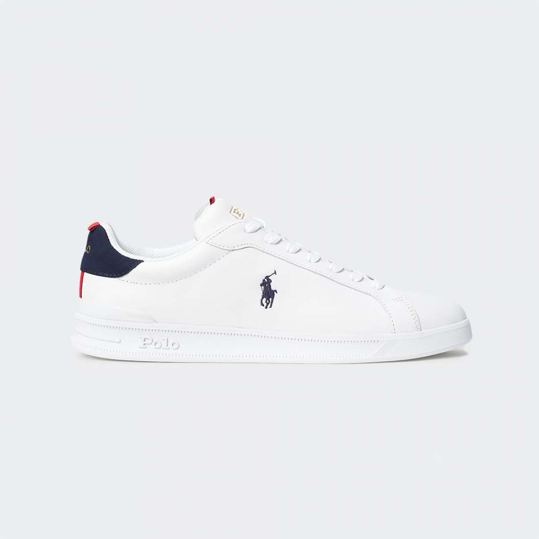 RALPH LAUREN HERITAGE COURT J WHITE SMOOTH/NAVY W/NAVY