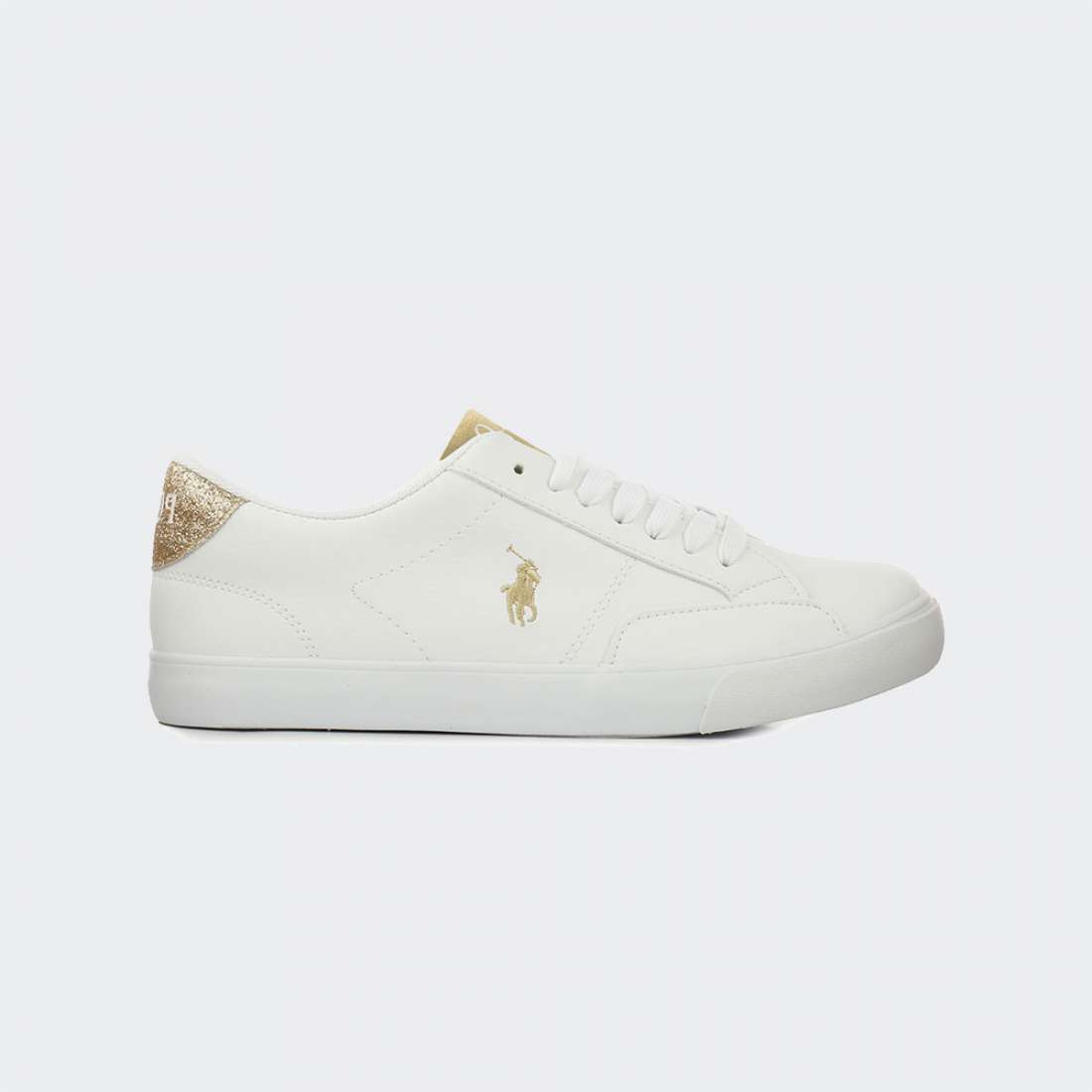 RALPH LAUREN THERON V WHITE SMT/GOLD METTALL/GL