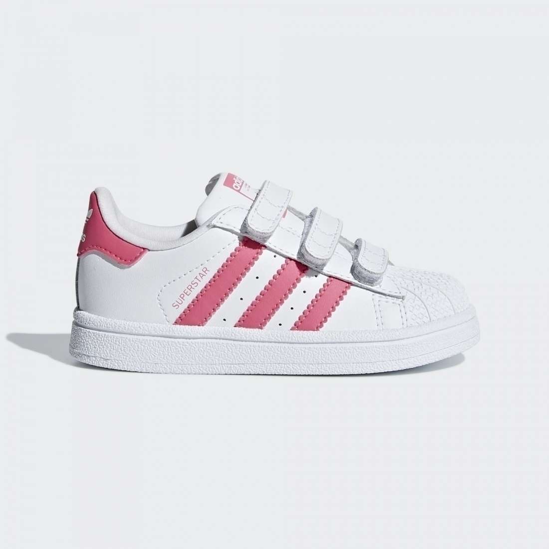 ADIDAS SUPERSTAR CF I WHITE/PINK