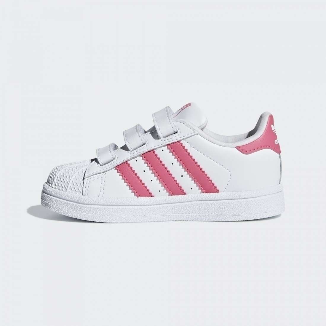 ADIDAS SUPERSTAR CF I WHITE/PINK