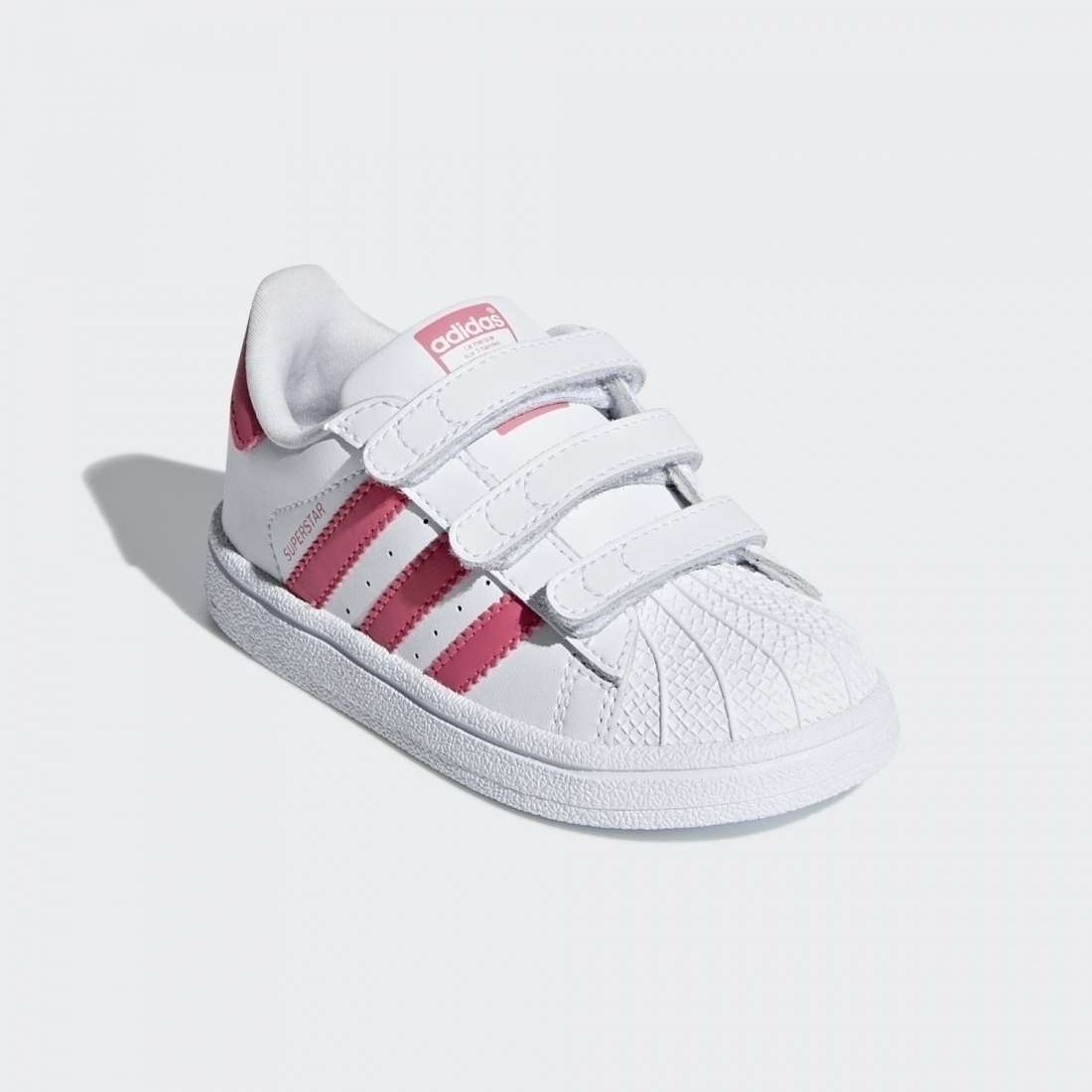 ADIDAS SUPERSTAR CF I WHITE/PINK