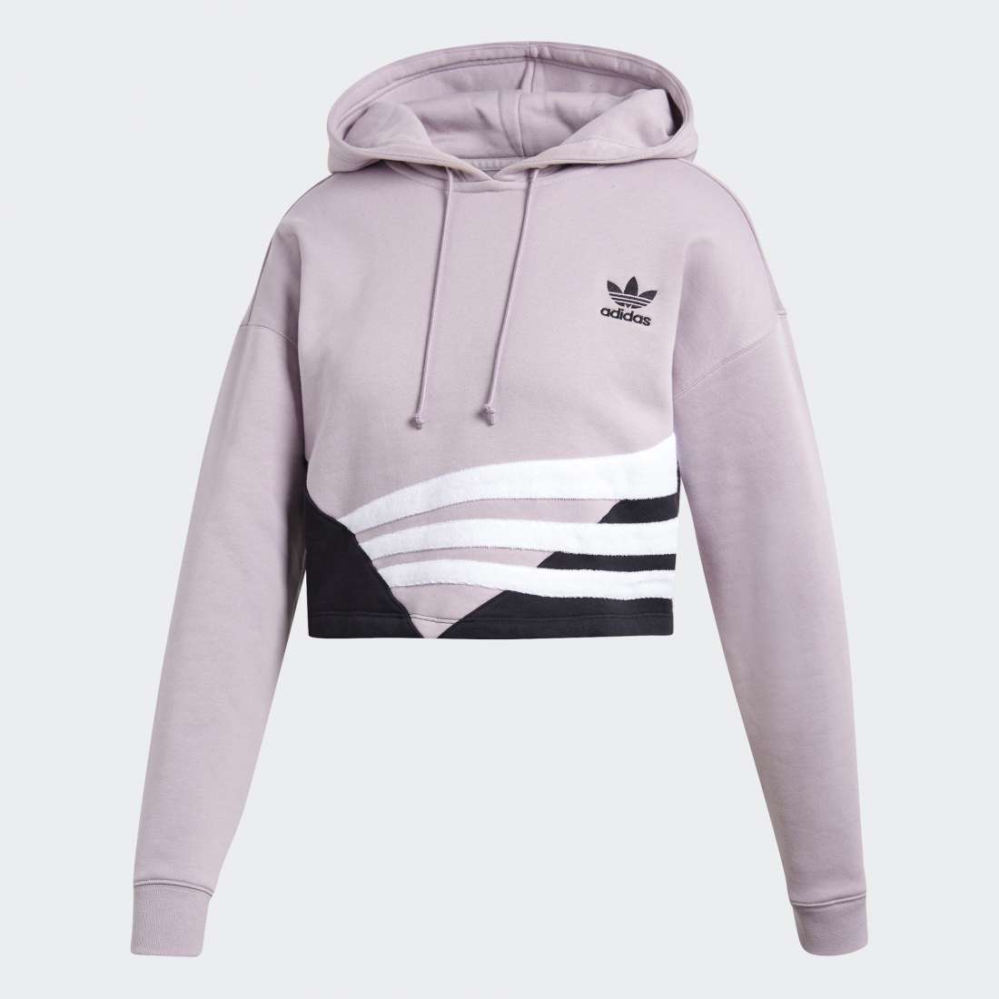 HOODIE ADIDAS CROPPED PURPLE