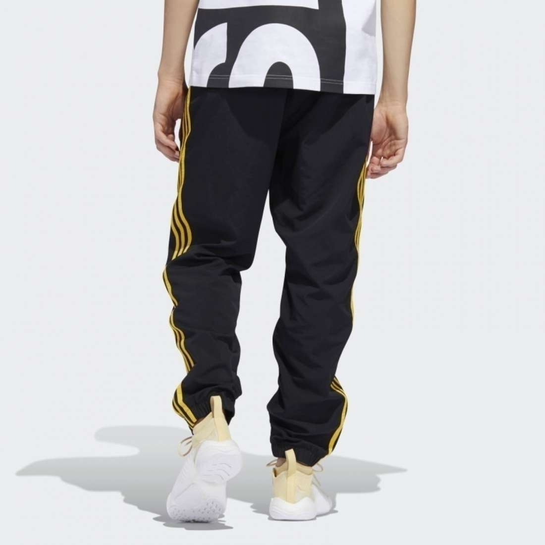 CALÇAS ADIDAS TOURNEY WARM-UP BLACK / BOLD GOLD
