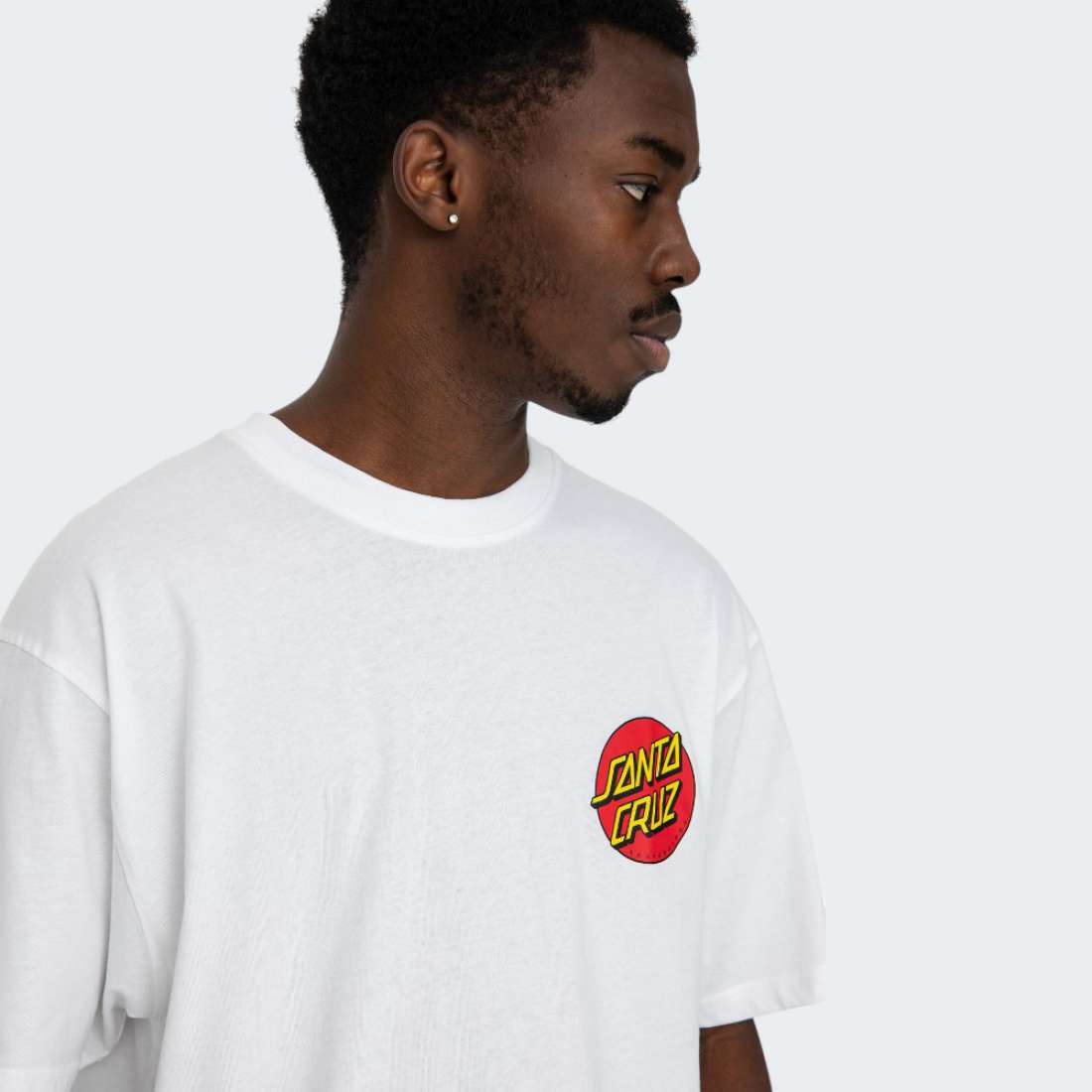 TSHIRT SANTA CRUZ CARVED MFG FRONT BONE