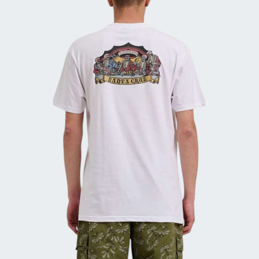TSHIRT SANTA CRUZ GUZMAN DEAD DINERS WHITE