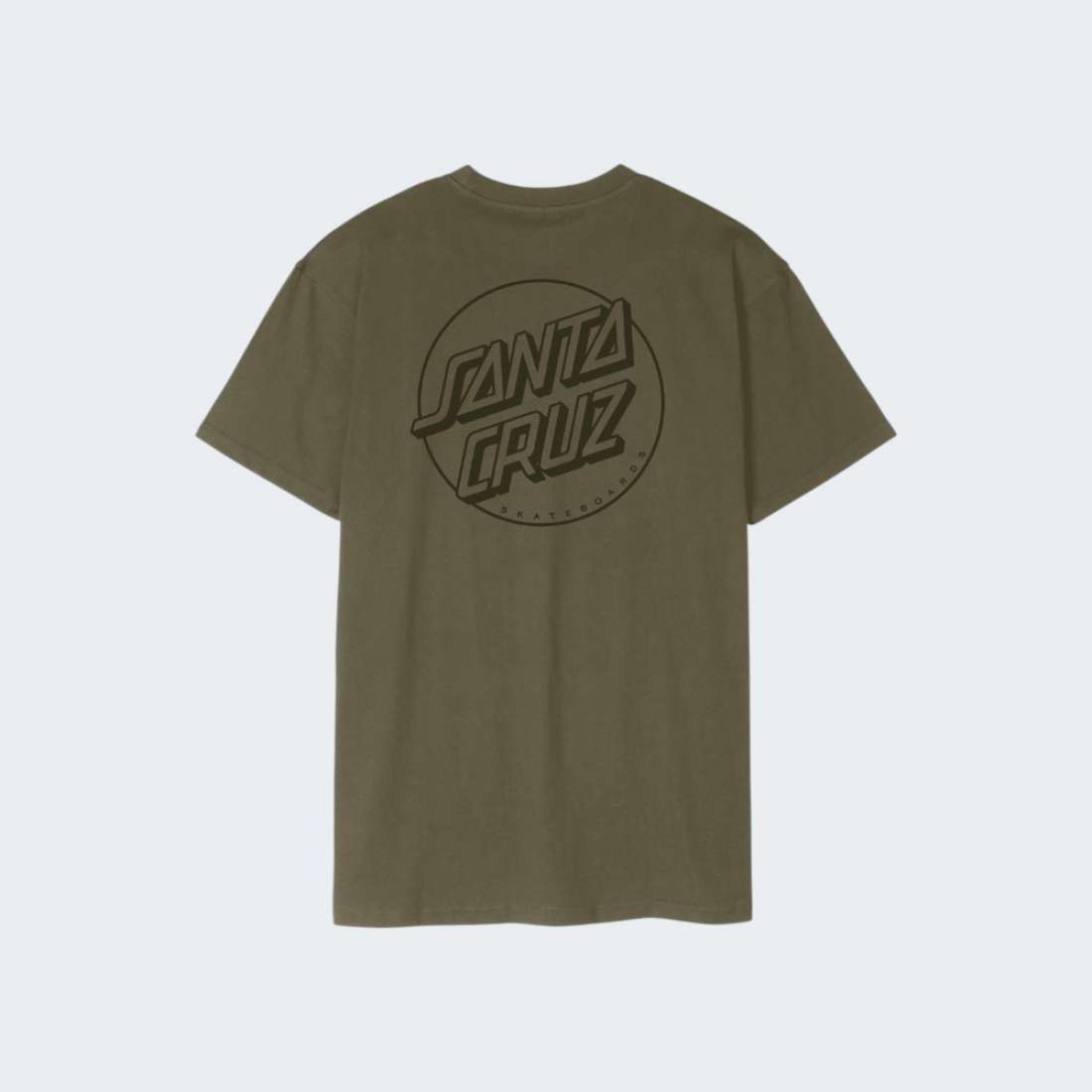 TSHIRT SANTA CRUZ TONAL OPUS DOT STRIPE UNIFORM GREEN