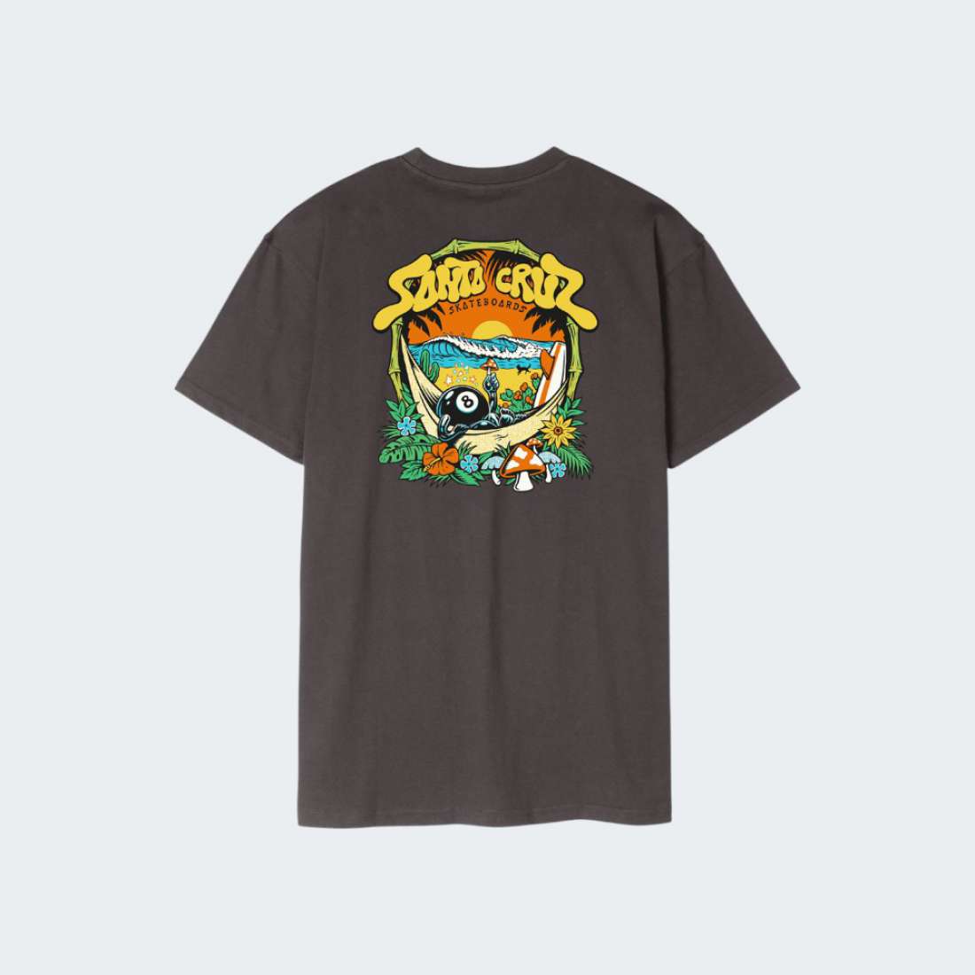 TSHIRT SANTA CRUZ WINKOWSKI 8BALLER TRIP WASH BLACK