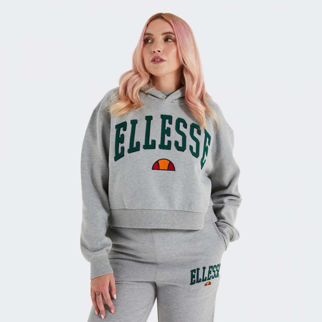 HOODIE ELLESSE RAMO CROP GREY MARL