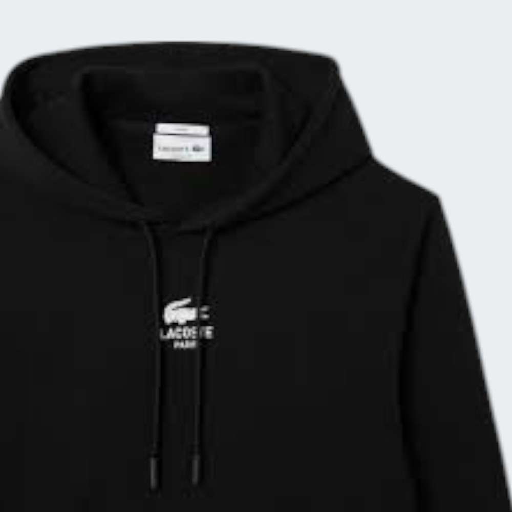 HOODIE LACOSTE SH2740 BLACK