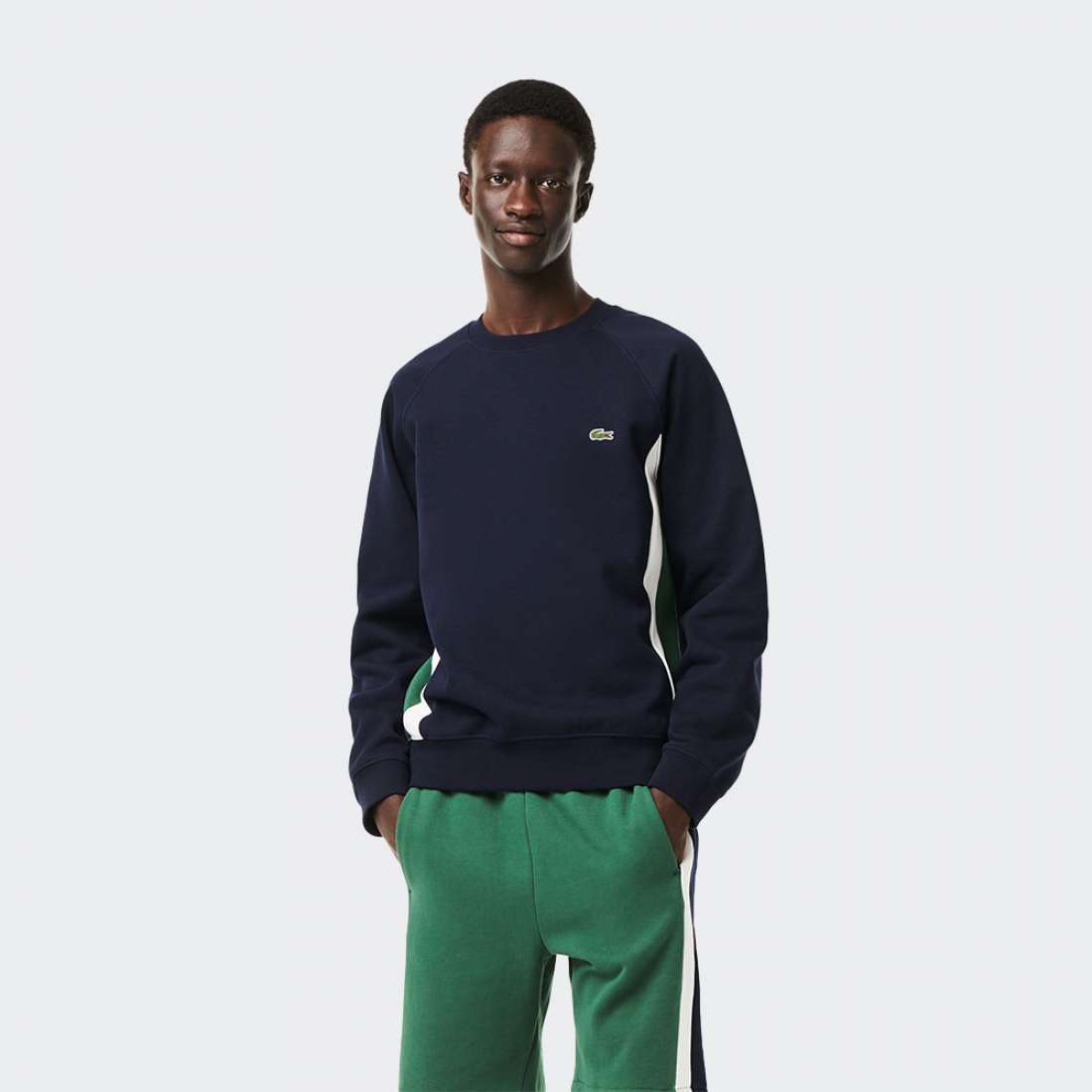 SWEATSHIRT LACOSTE SH5605 NAVY BLUE/GREEN