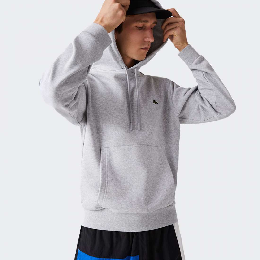 HOODIE LACOSTE SPORT GRIS