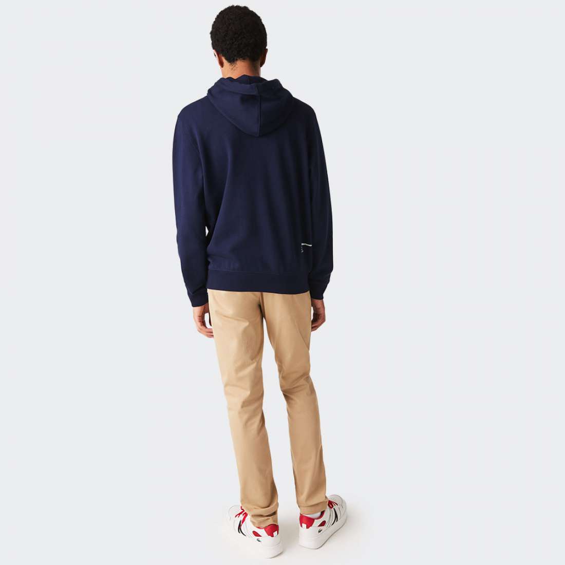 HOODIE LACOSTE SH9660 NAVY BLUE