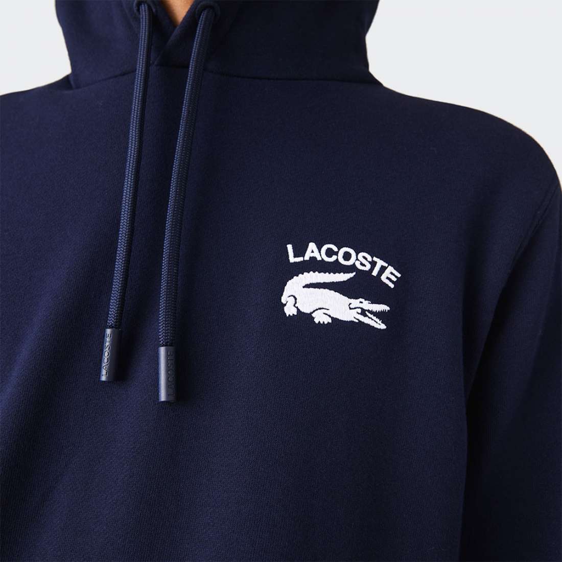 HOODIE LACOSTE SH9660 NAVY BLUE