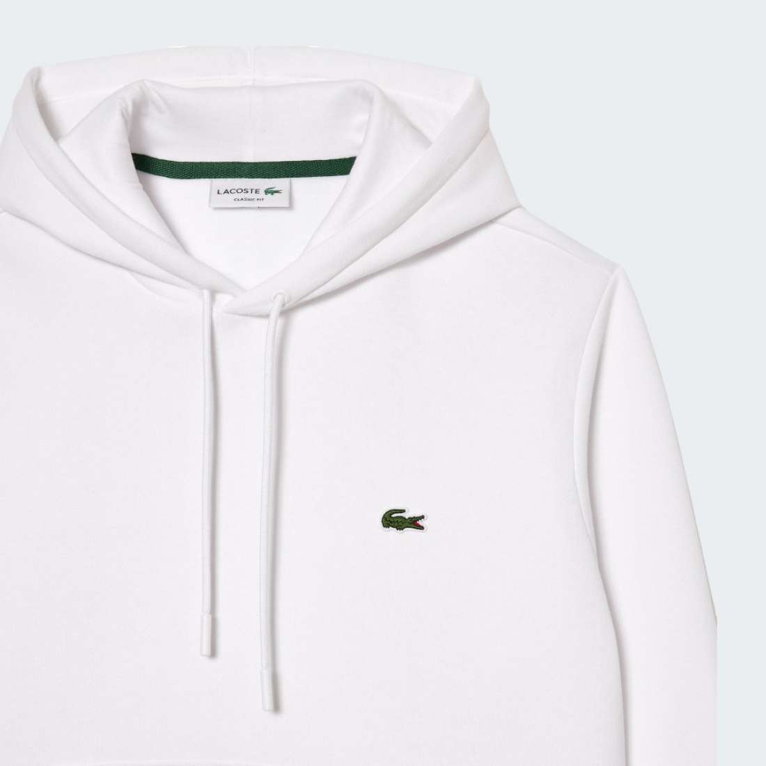 HOODIE LACOSTE SH9839 WHITE