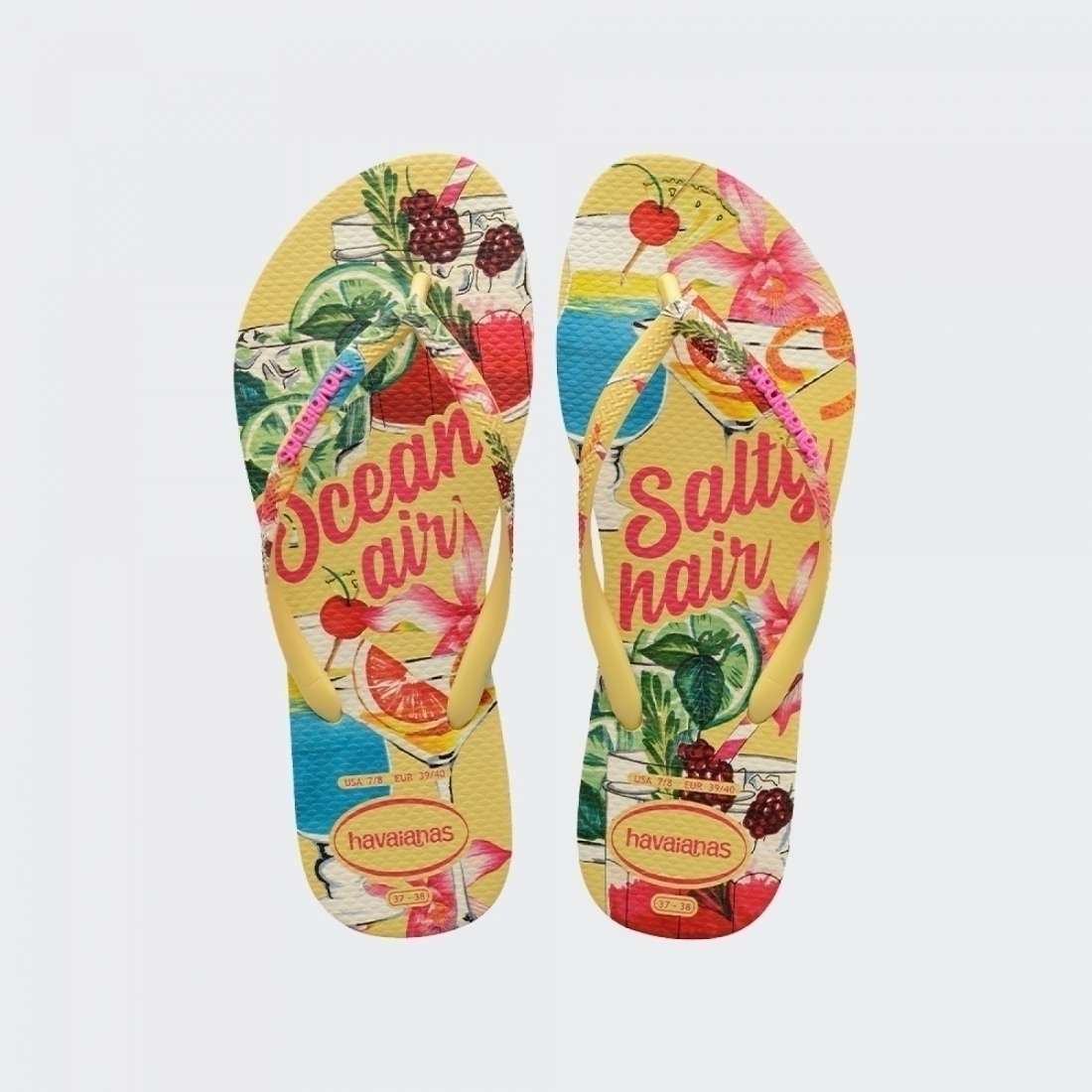 HAVAIANAS SLIM SUMMER LEMON YELLOW