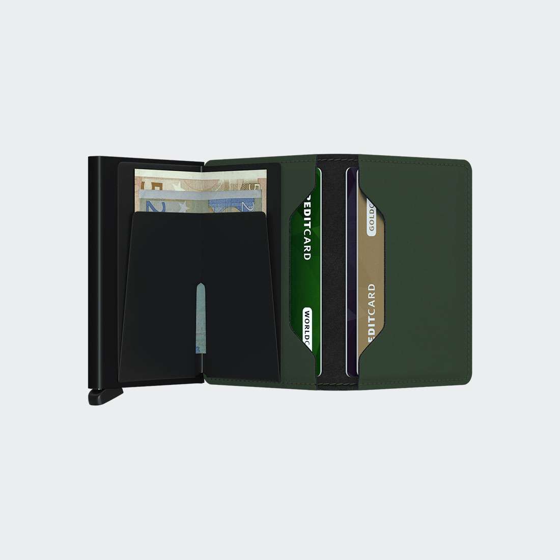 CARTEIRA SECRID SLIMWALLET GREEN/BLACK