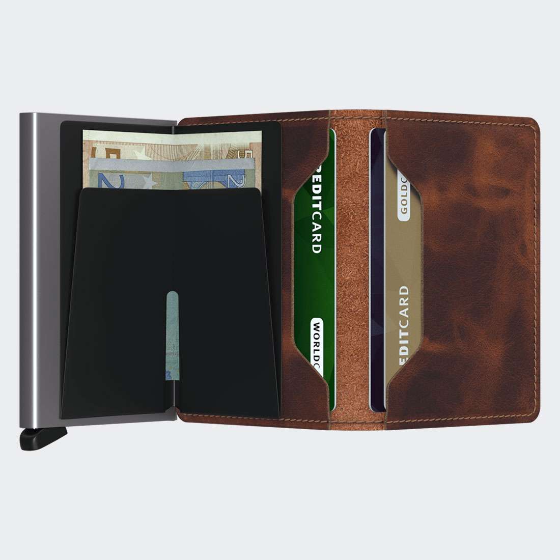 CARTEIRA SECRID SLIMWALLET VINTAGE BROWN