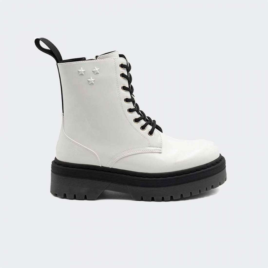 BOTAS LUMBERJACK ELYSE WHITE